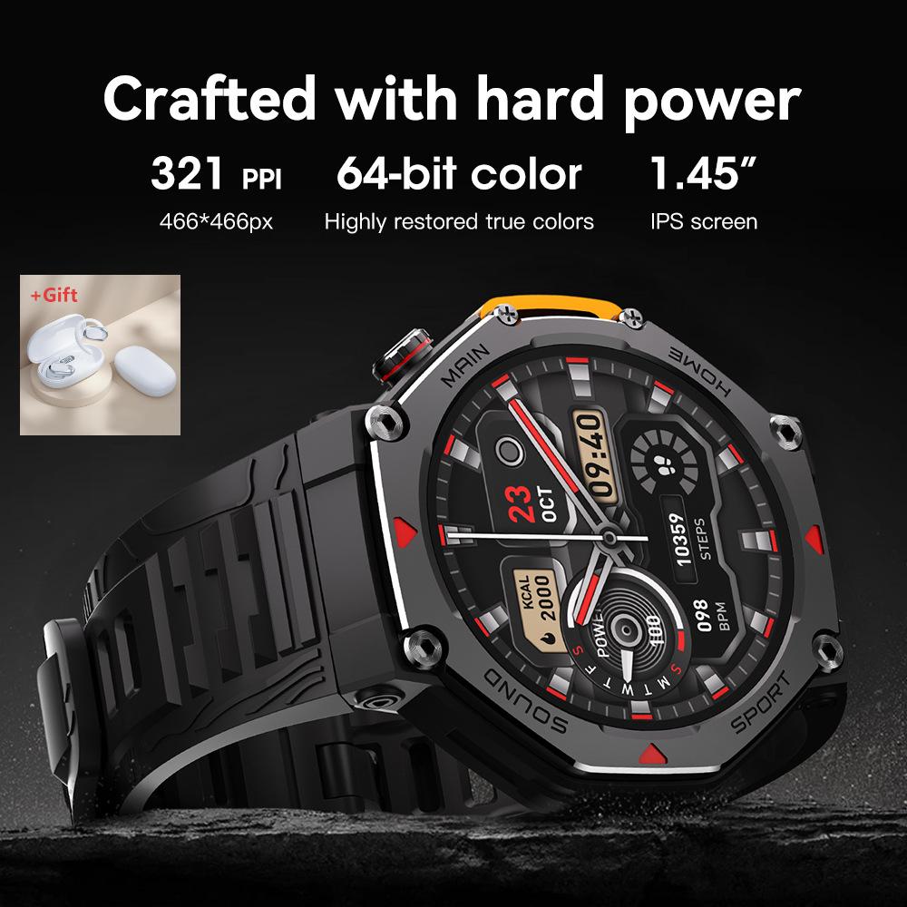 Smartwatch M Active - YBM-REX4 2025 베스트셀러 5ATM 방수 스마트워치