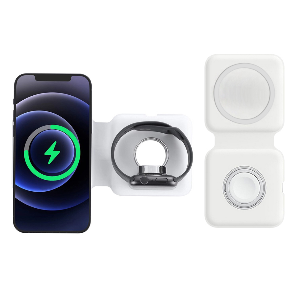 Smartwatch X - 2IN1 Magsafe duo 자기 무선 충전기