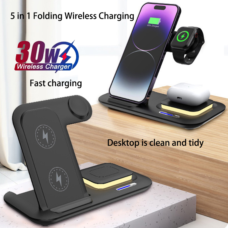Watch Charger Cable - 핫 3 in 1 접이식 무선