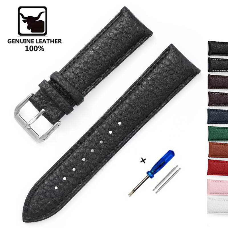 Nylon Nato Strap - 리치 패턴 소프트 가죽 시계 밴드,