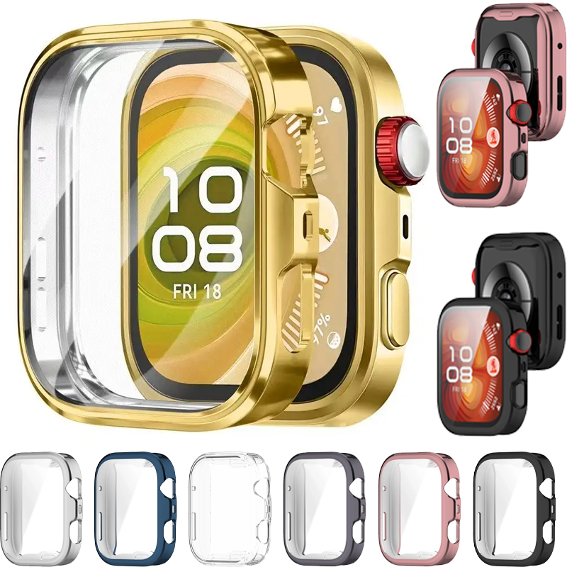 Huawei Smartwatch Accessories - Huawei Watch Fit 3/4/4 Pro용 케이스+유리