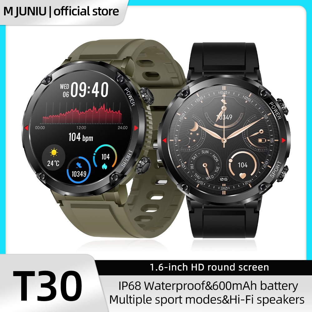 Smartwatch M Active - 스마트 워치 블루투스 통화 심박수 하이파이