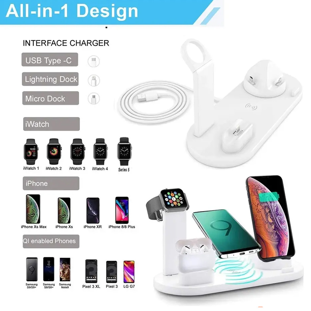 30W 7 in 1 무선 충전 스탠드 패드 (아이폰 1 - Watch Charger Cable 리뷰 및 가격