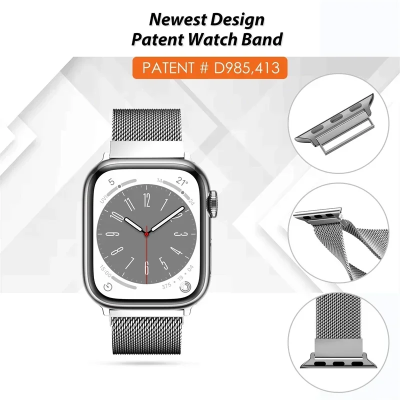 애플 워치용 밀라노 루프 스트랩, 울트라-2, 49mm - Milanaise Mesh Band 리뷰 및 가격