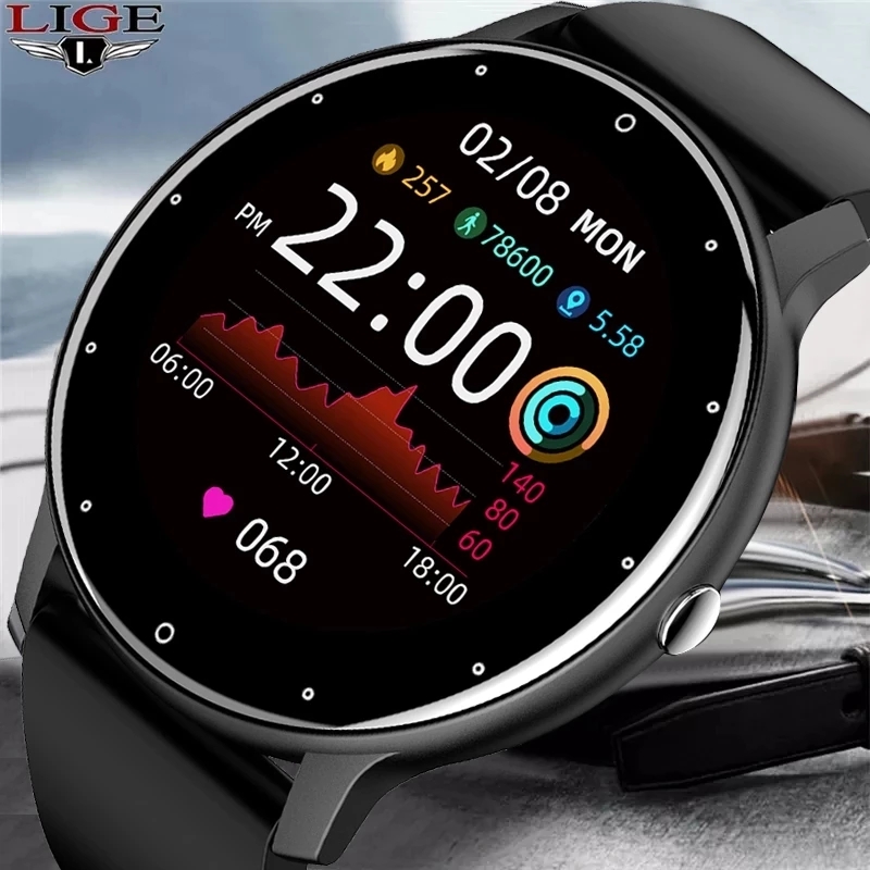LIGE 2026 새로운 스마트워치 남성용 풀 터치 스 - Smartwatch Icon 리뷰 및 가격