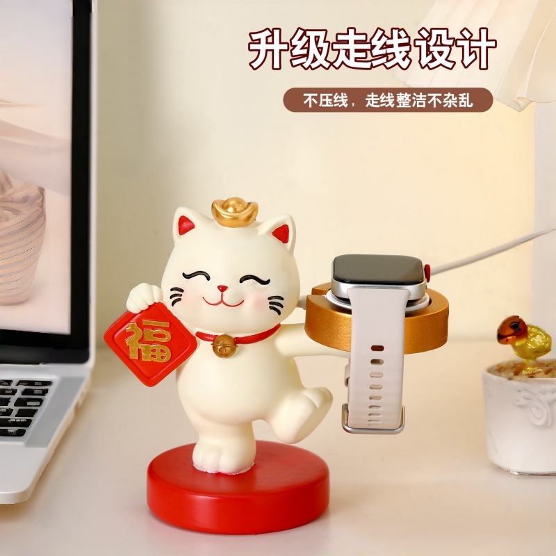 럭키캣 아이워치 충전 도크 데스크탑 장식 스탠드 홀더  - Watch Charging Dock 리뷰 및 가격
