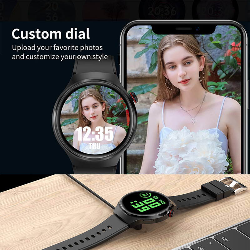 새로운 스마트 워치 남성용 HD 화면 심박수 혈중 산소 - Smartwatch M Active 리뷰 및 가격