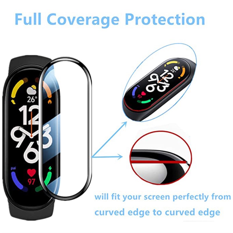 Xiaomi 미밴드 6 7 Miband 소프트 유리 보 - Smartwatch Band Accessories 리뷰 및 가격