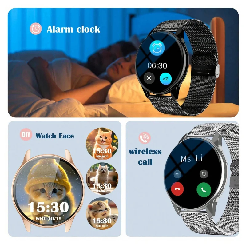 다기능 스마트워치 무선 통화 사용자 지정 배경화면 블루 - Smartwatch Custom 리뷰 및 가격