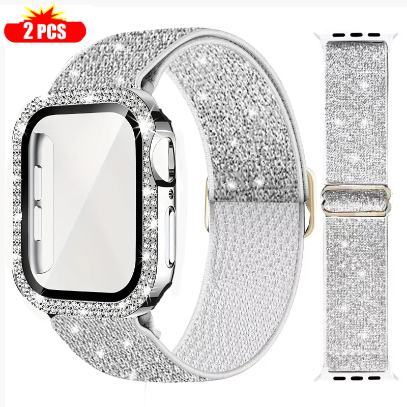 Apple Watch 용 밴드 + 케이스 45mm 41 - Smartwatch Band Accessories 리뷰 및 가격