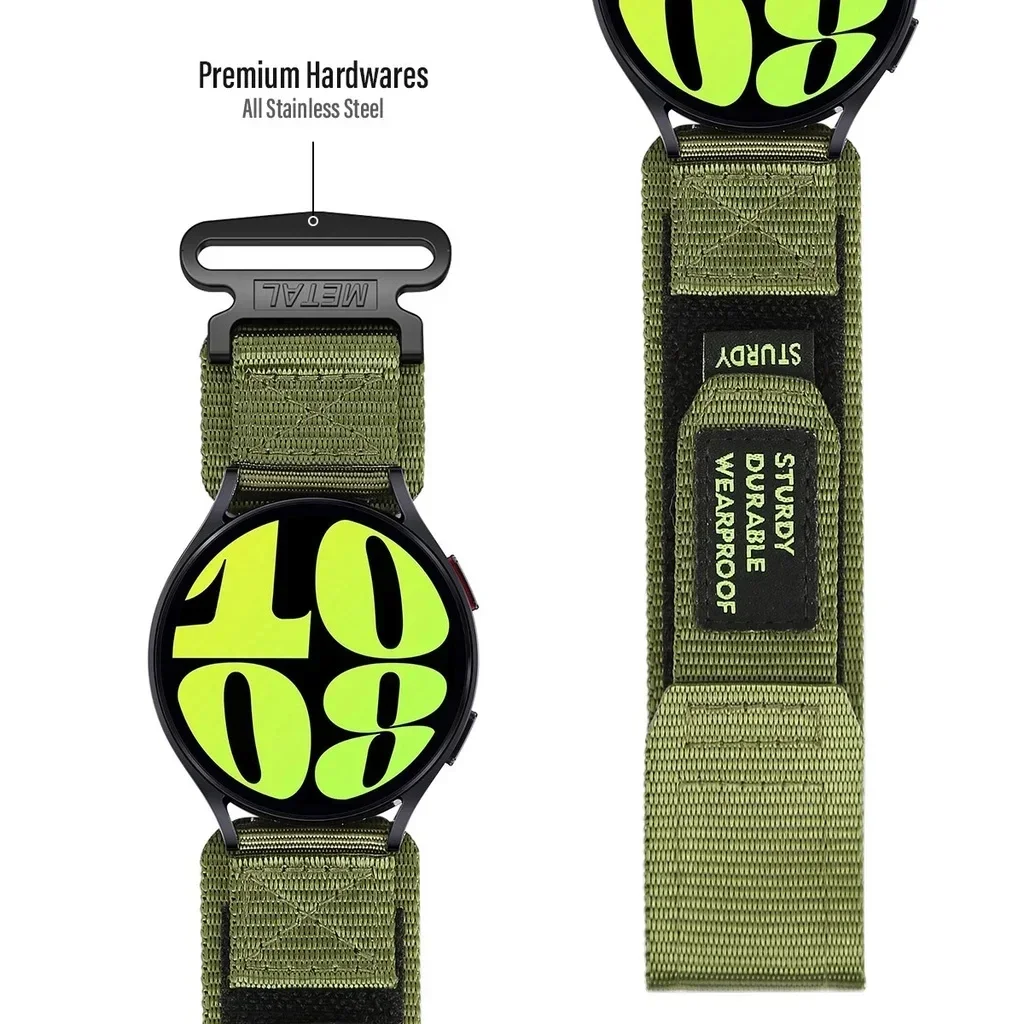 삼성 갤럭시 6/5/4 용 퀵 핏 나일론 스트랩 40m - Nylon Nato Strap 리뷰 및 가격