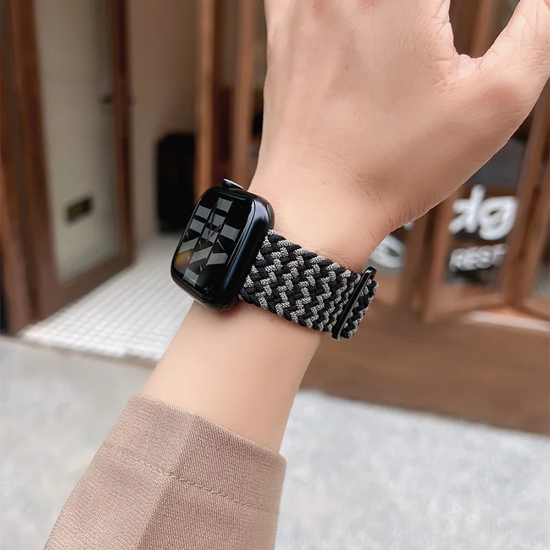 애플 워치 밴드용 브레이드 스트랩, 탄성 조절 가능 팔 - Solo Loop Strap 리뷰 및 가격