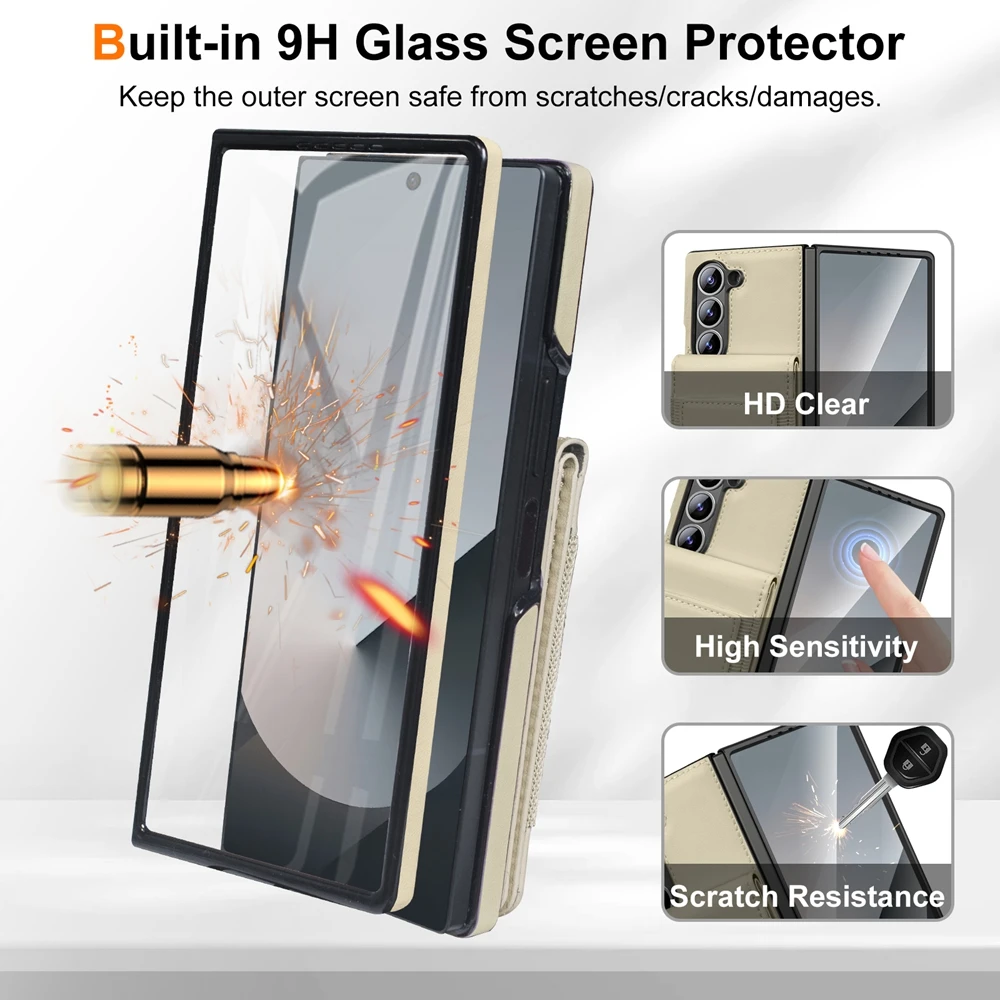 레트로 퓨어 컬러 가죽 삼성 갤럭시 Z 폴드7 6 5  - Screen Protector Film 리뷰 및 가격