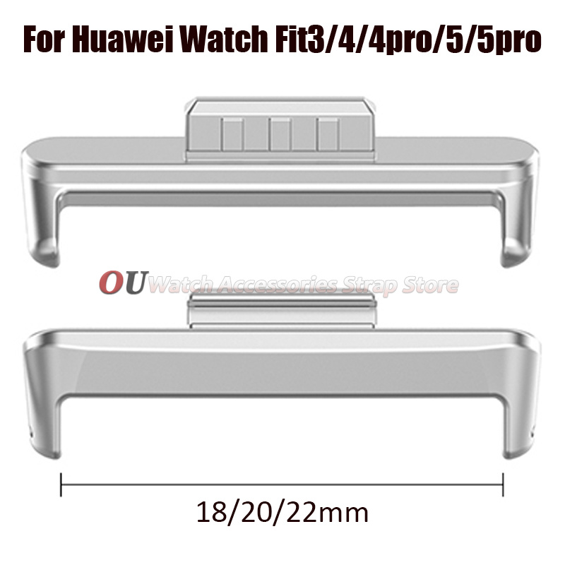 18 20mm 22mm 1쌍 메탈 알루미늄 어댑터 (화 - Huawei Smartwatch Accessories 리뷰 및 가격