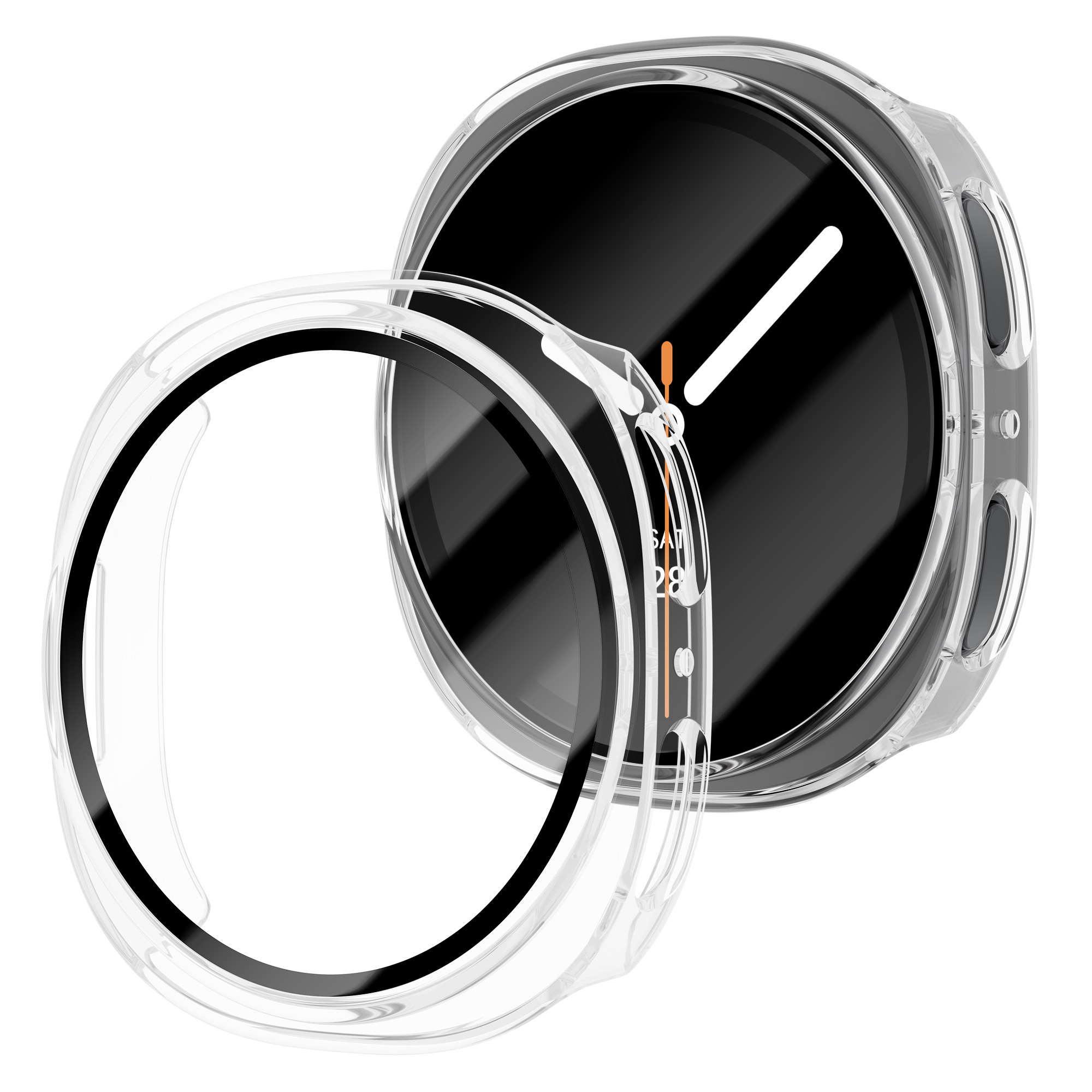 삼성 갤럭시 워치 8 40mm 액세서리용 강화유리+PC - Smartwatch Band Accessories 리뷰 및 가격