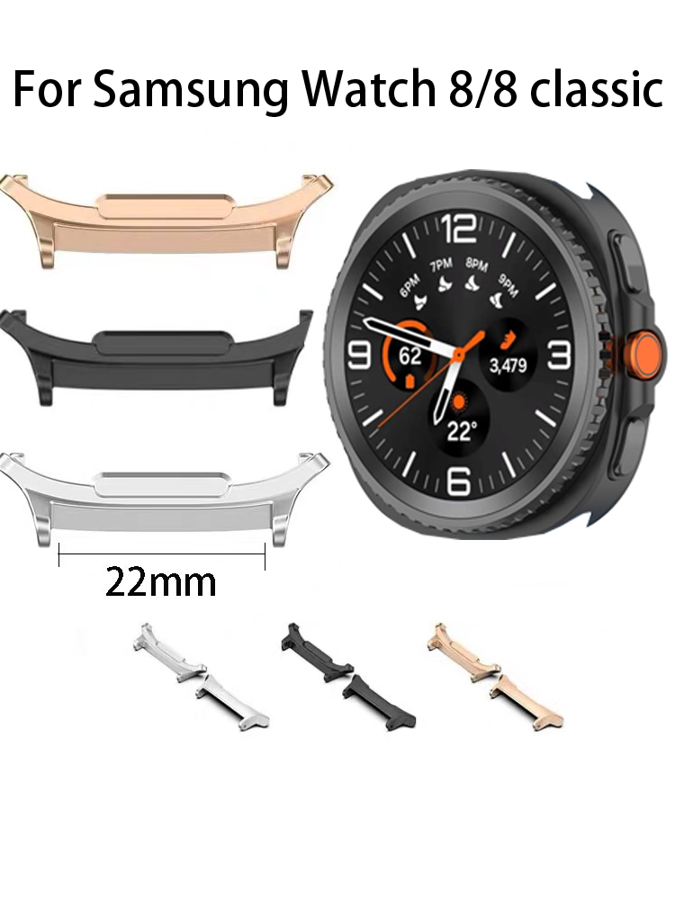 삼성 시계 8/8 클래식 44mm 40mm 금속 스테인 - Smartwatch Band Accessories 리뷰 및 가격