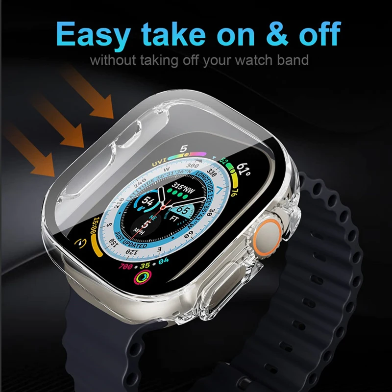 Apple Watch Ultra 49mm PC 범퍼 + - Smartwatch Band Accessories 리뷰 및 가격